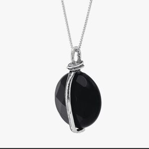 Silpada retired, rare Black Radiate positivity pendant 092 stamped